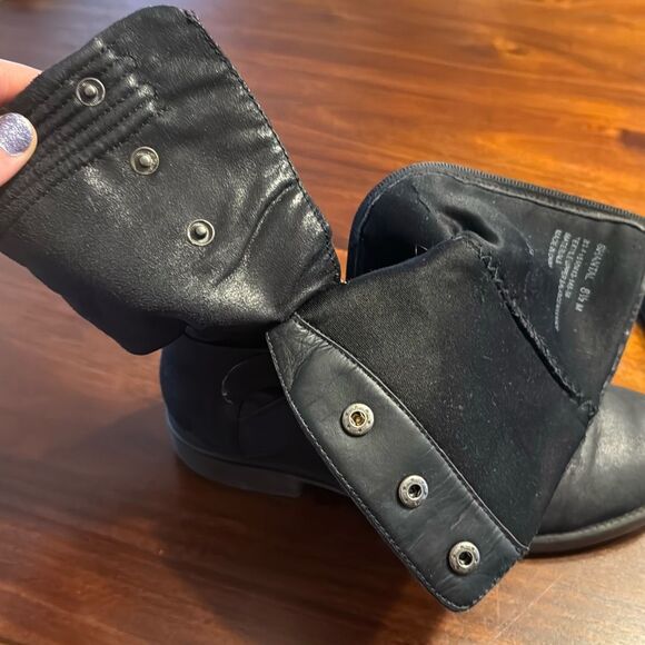 BareTraps Black Midcalf Engineer Boots Shantal Women’s US 8.5 M - Picture 10 of 10